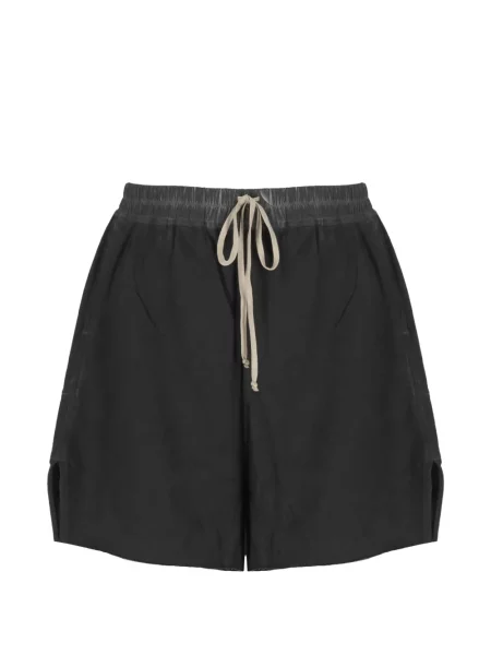 Pantaloni scurți Rick Owens Drkshdw cu cordon negru
