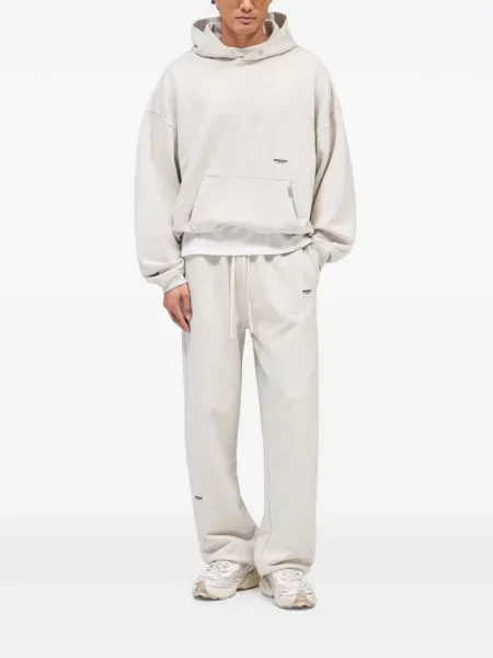 Pantaloni Represent alergare alb