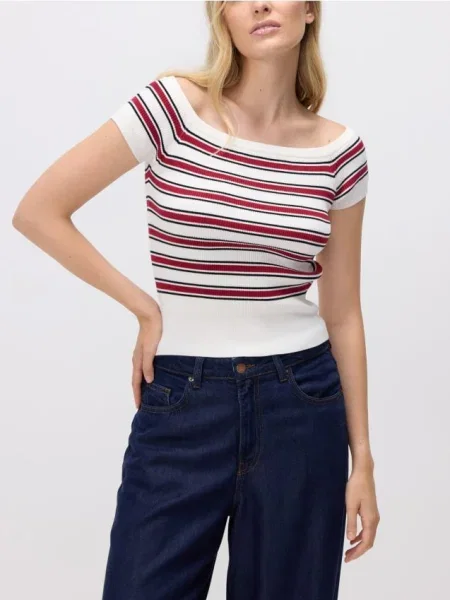 Reserved Bluză din jerseu multicolor