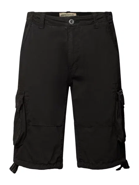 ALPHA INDUSTRIES Kargo hlače Jet' črna