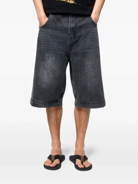 Pantaloni scurți Godmade cu imagine negru