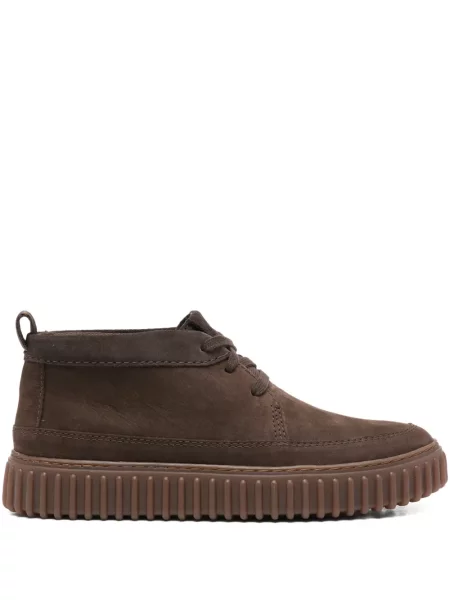 Botine Clarks Originals cu șireturi din piele maro