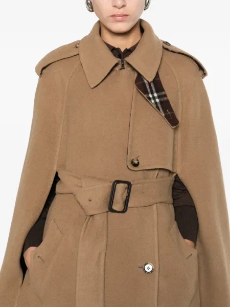 Palton Burberry de lână maro