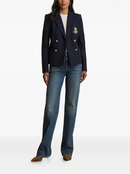 Μπλέιζερ Lauren Ralph Lauren διπλόκουμπα μπλε