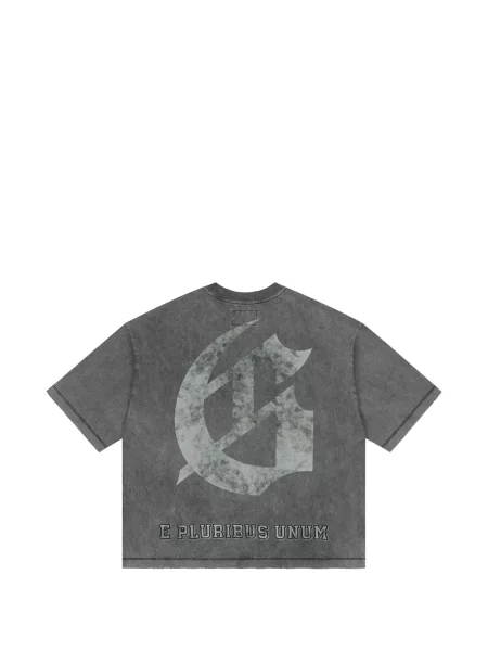 Tricou Godspeed cu imagine gri