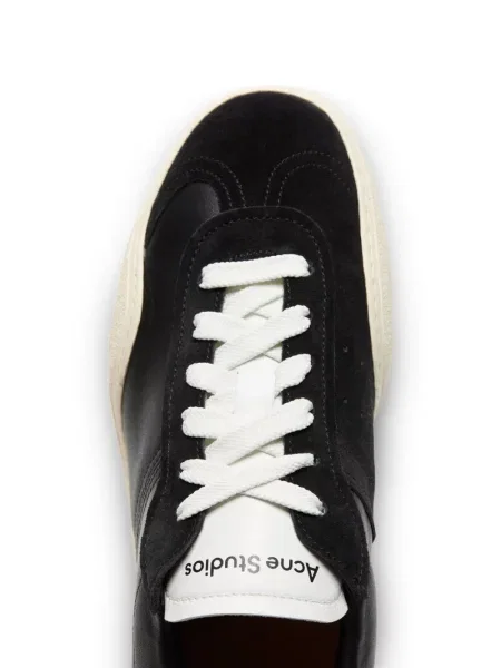 Маратонки Acne Studios с връзки с дантела черно