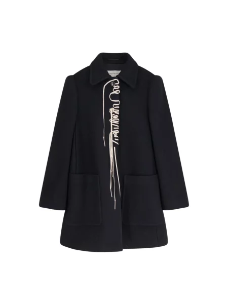 Płaszcz Dries Van Noten czarny