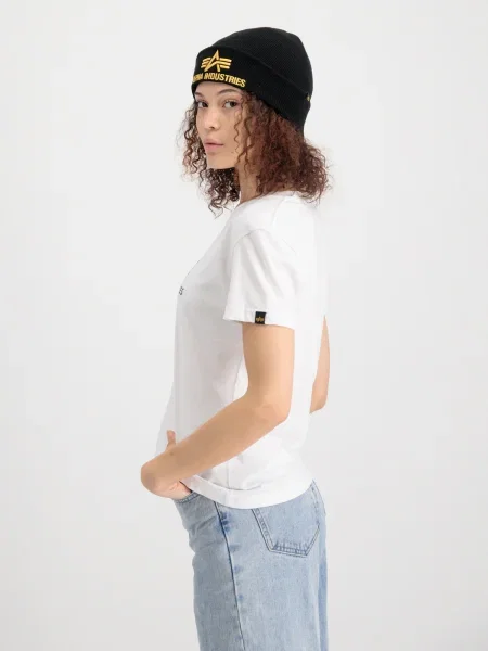 Alpha Industries căciulă 3D Beanie din țesătură uni negru