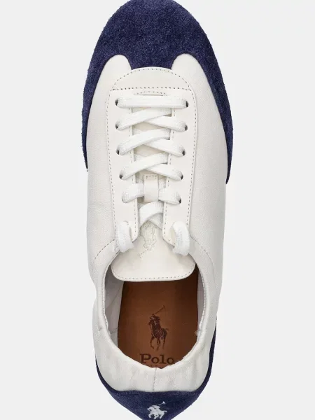 Кожаные кроссовки Polo Ralph Lauren белые