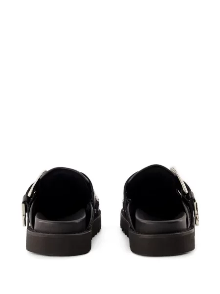 Papuci tip mules Toga Pulla negru