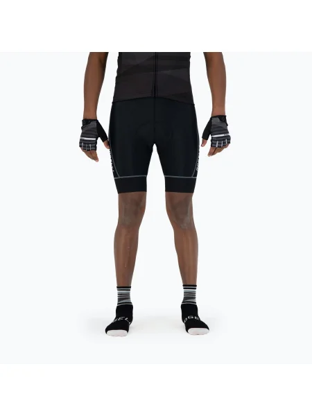 Мъжки шорти за колоездене Rogelli Lugo II Bib Short black черно