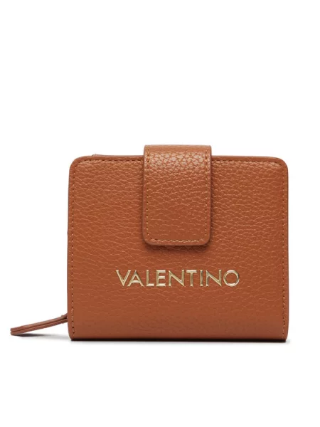 Valentino Bags portofel pentru femei cu imitație de piele ALEXIA maro