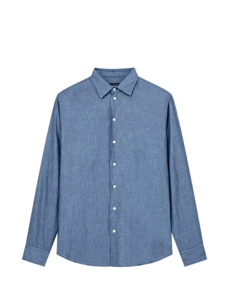 Lung cămașă Emporio Armani albastru
