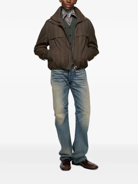 Geacă Acne Studios de lână maro