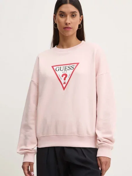 Guess Jeans Μπλούζα ροζ