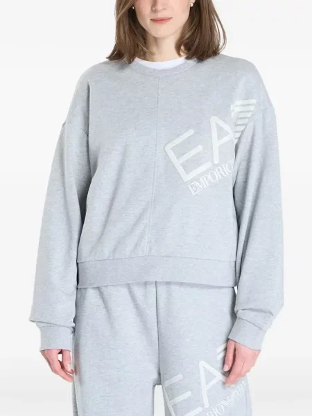 Pulover Ea7 Emporio Armani cu imagine gri