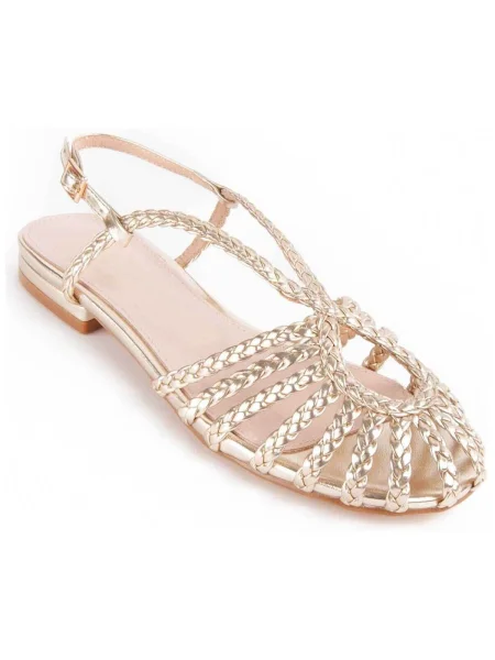 Pantofi Montevita auriu