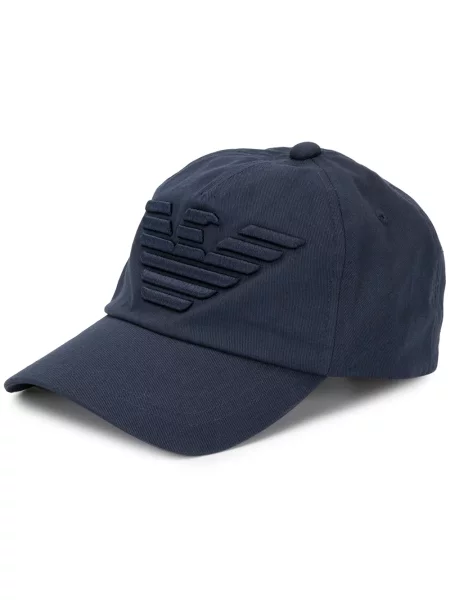 Șapcă Emporio Armani cu broderie albastru