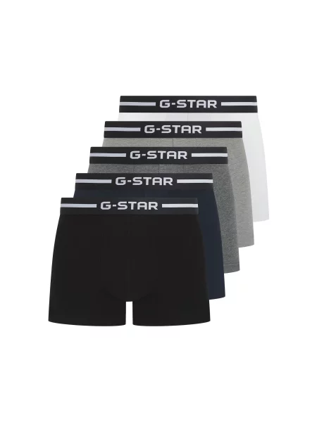 G-STAR Boxeralsók szürke / fekete fehér
