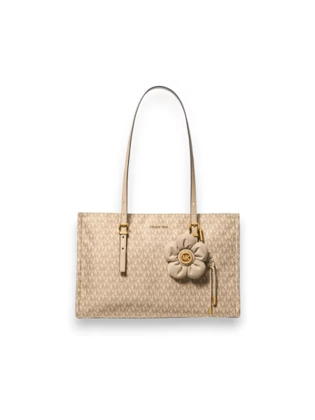 Geantă MICHAEL Michael Kors Zadie Crem bej