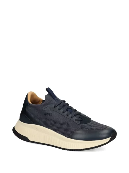 Sneakerși Boss plasă albastru