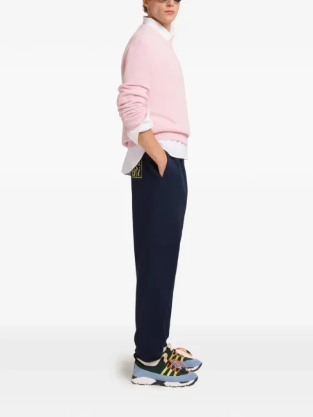 Pantaloni Marni cu imagine albastru