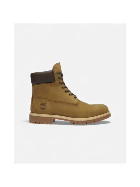 Botine Timberland din nubuc impermeabile maro