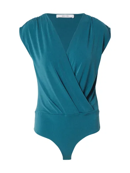 ABOUT YOU Bluză body Stina petrol verde