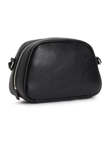 Tommy Jeans geantă crossbody pentru femei cu imitație de piele negru