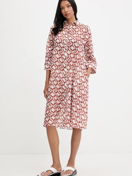 Max Mara Beachwear plážové šaty STEPPA bílé