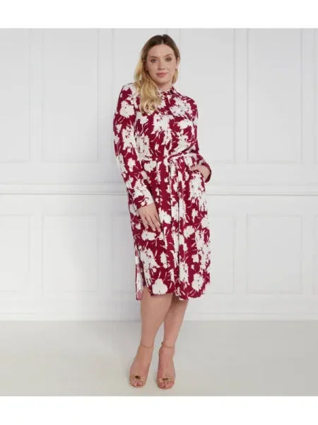 Persona by Marina Rinaldi Rochie cu cordon plus size roșu