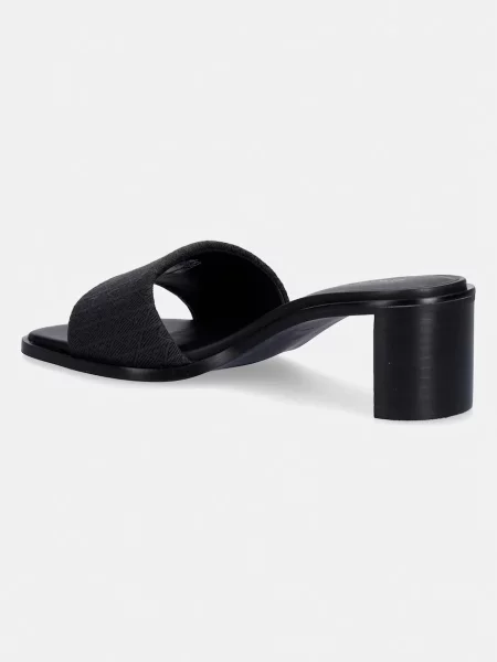Calvin Klein Papucs Block Heel Sandal Aop fekete