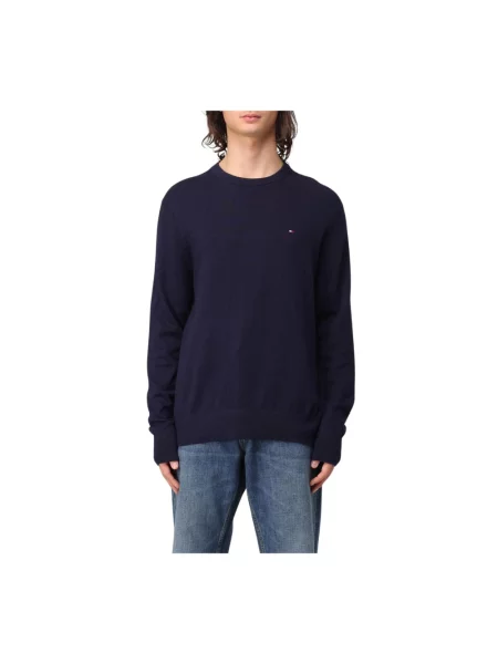 Tommy Hilfiger Sweter Granatowy niebieski