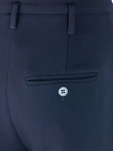 Cu centură pantaloni Max Mara albastru