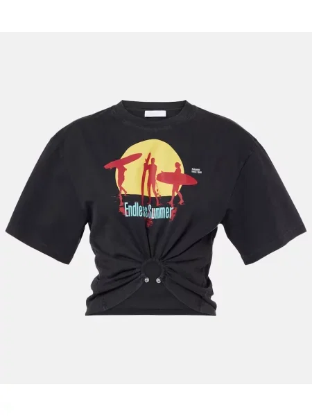 Cropp tricou Rabanne cu imagine din jerseu