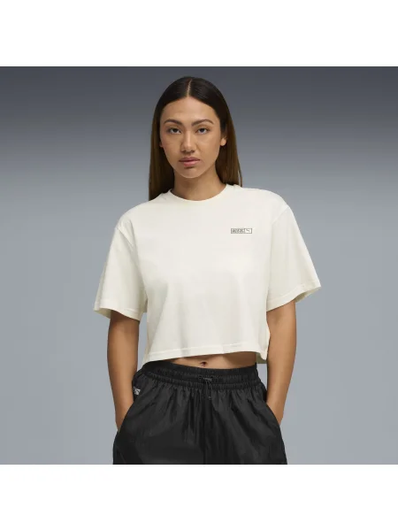 Puma tricou PUMA x ROSÉ bej alb