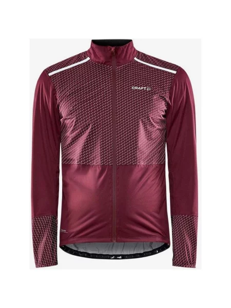 Kurtka bordowa Craft ADV Hydro Lumen L czerwona