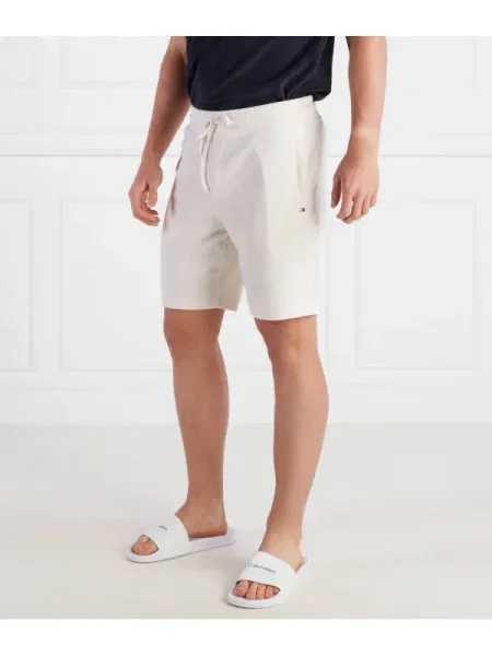 Tommy Hilfiger Pantaloni scurți Heavyweight Knits alb