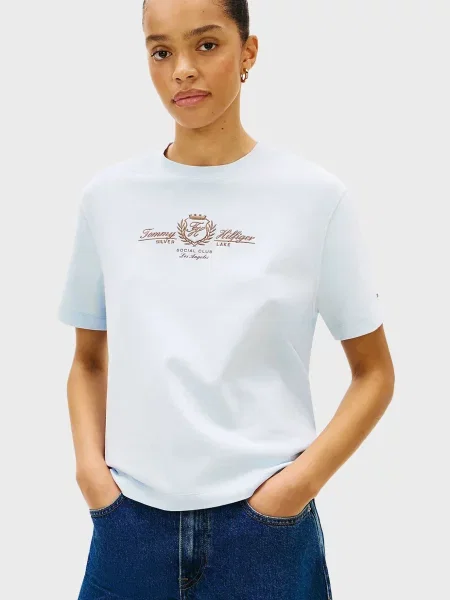 Футболка Tommy Hilfiger блакитна