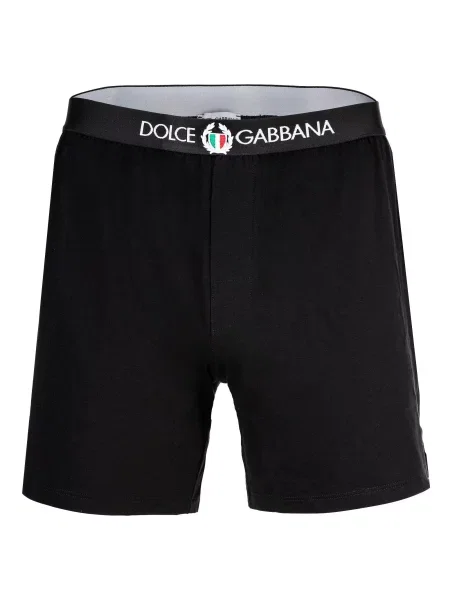 DOLCE & GABBANA Boxeralsók sötétzöld / piros / fekete fehér