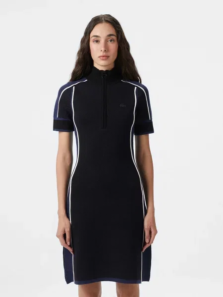 Платье мини Lacoste черное