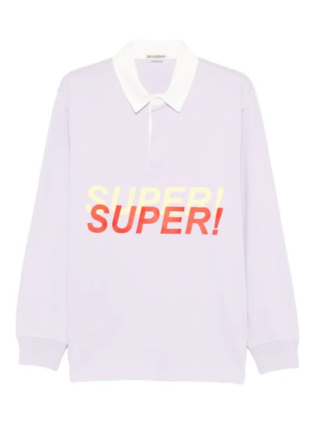 Поло тениска Jw Anderson виолетово