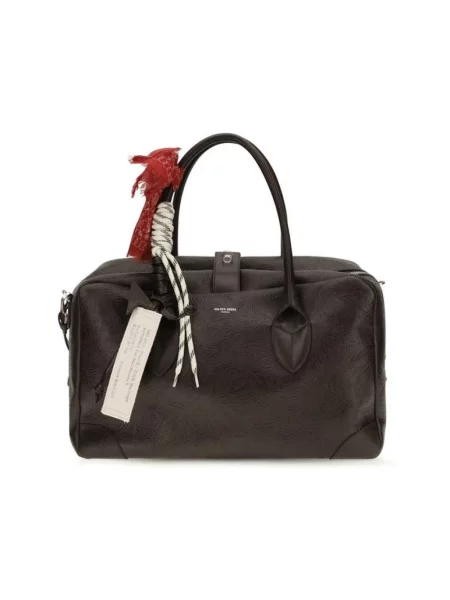 Shopperka Golden Goose skórzana czarna