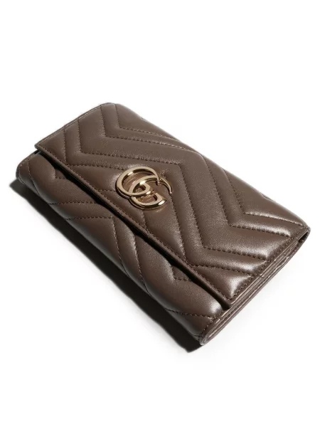 Portofel Gucci din piele maro