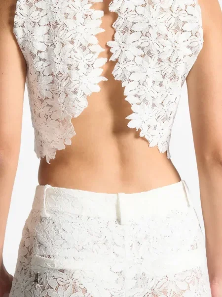 Top Manière De Voir fără mâneci alb