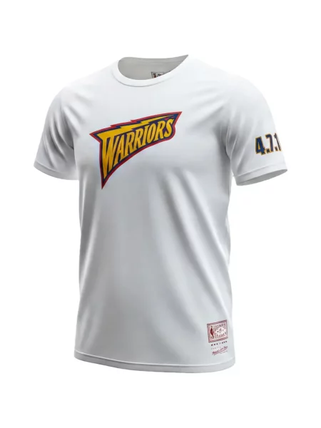 Tricou Mitchell & Ness cu autograf alb