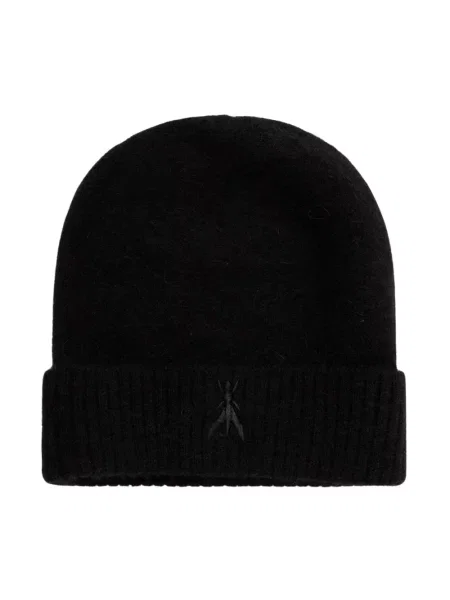Patrizia Pepe czapka beanie z wełną czarna