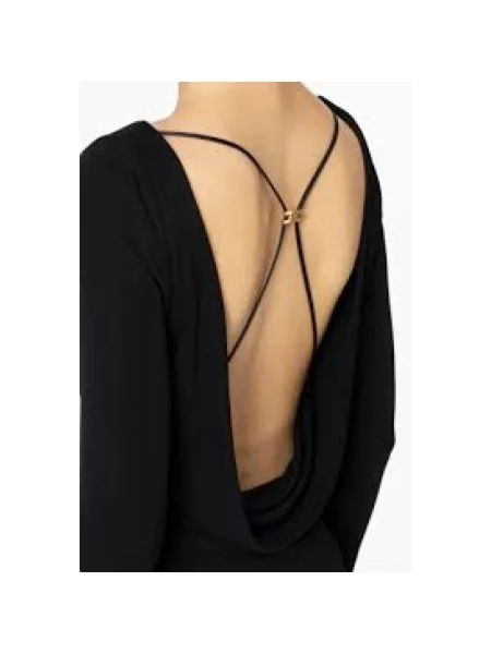 Top Elisabetta Franchi czarny