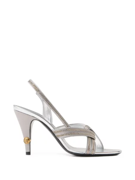 Sandale Versace din satin