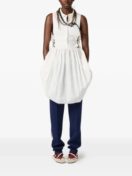 Rochie Miu Miu din poplin alb